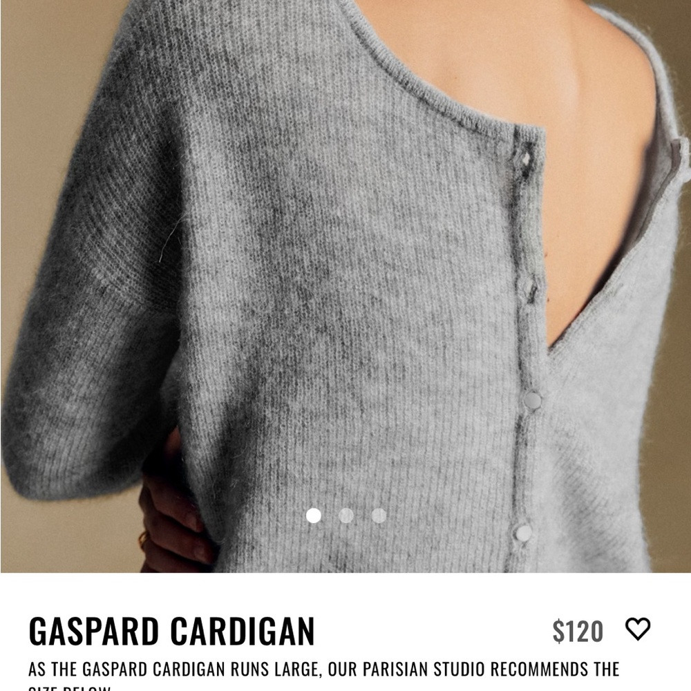 Sezane Amiel Jumper Red - Size XS - Picture 3 of 5